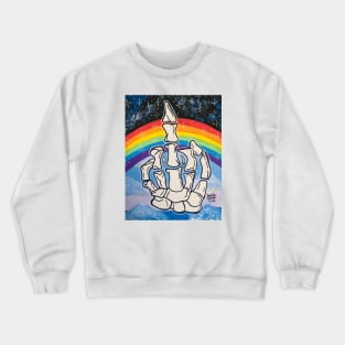 Trippy Skeleton Hand Crewneck Sweatshirt